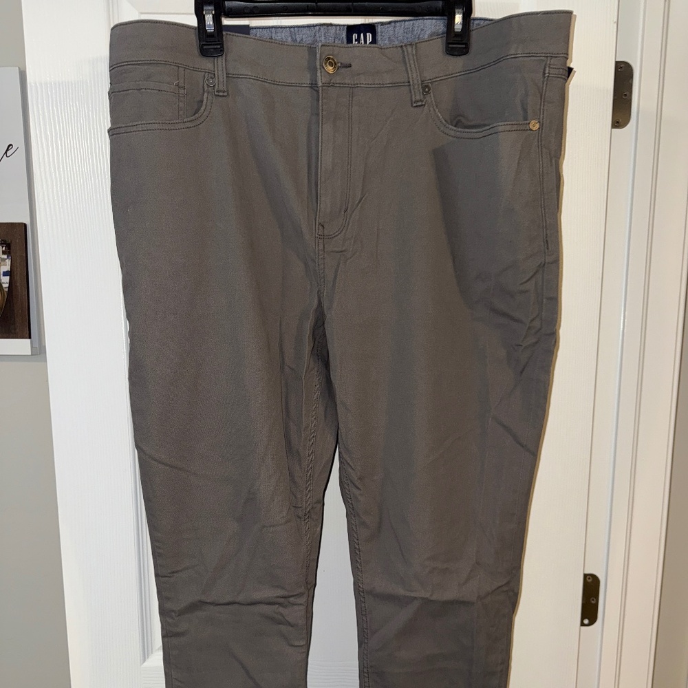 NEW MENS GAP 5 POCKET SLIM FIT PANTS
